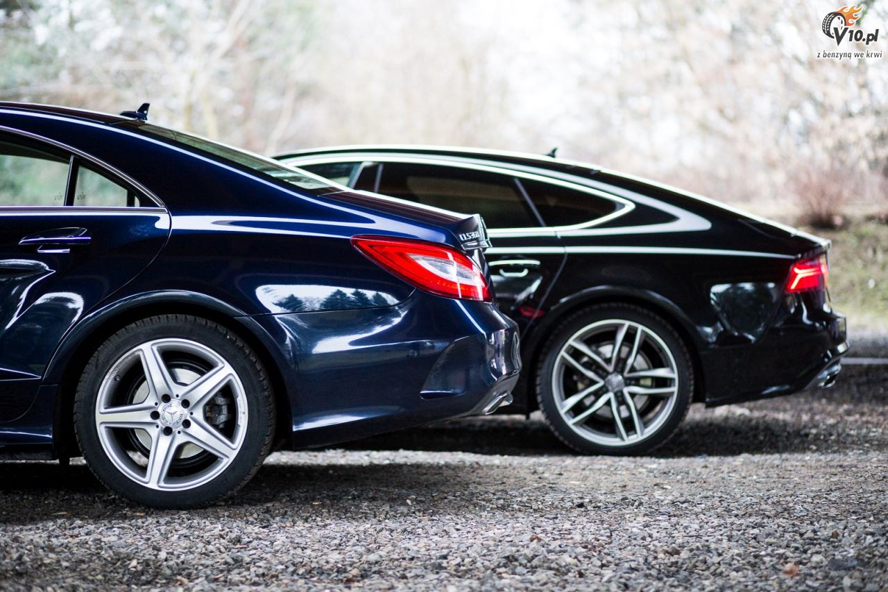 Audi A7 Sportback 3.0 TDI vs Mercedes-Benz CLS 350 CDI - porwnanie