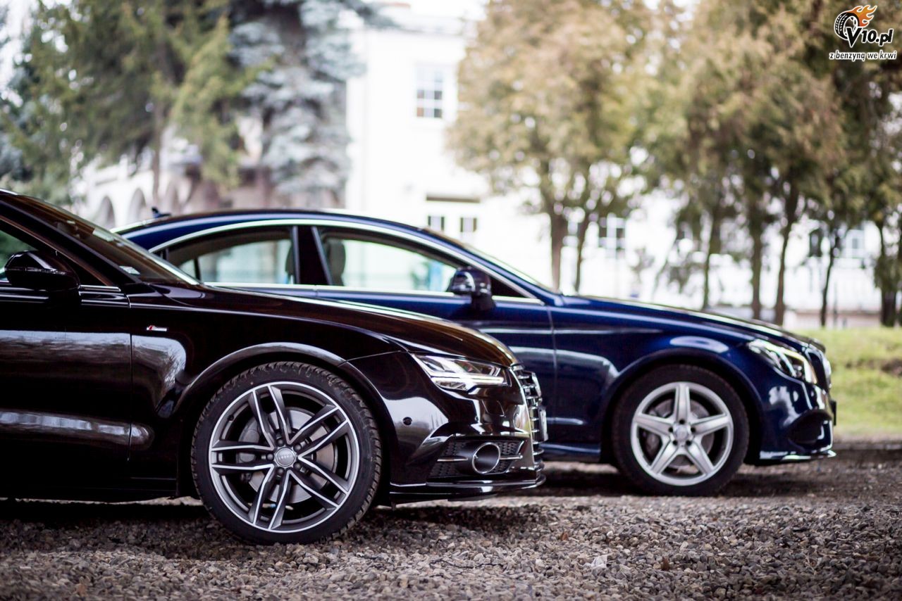 Audi A7 Sportback 3.0 TDI vs Mercedes-Benz CLS 350 CDI - porwnanie