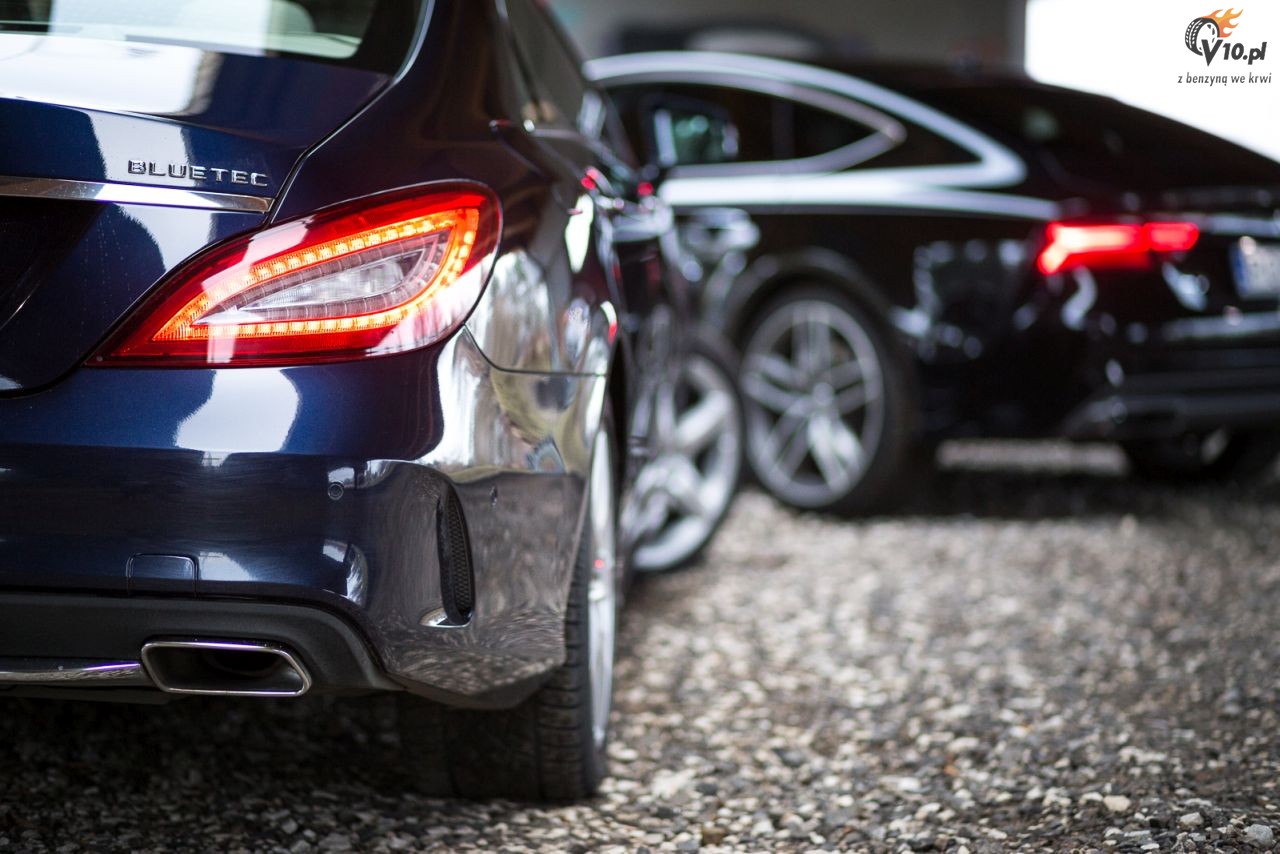 Audi A7 Sportback 3.0 TDI vs Mercedes-Benz CLS 350 CDI - porwnanie