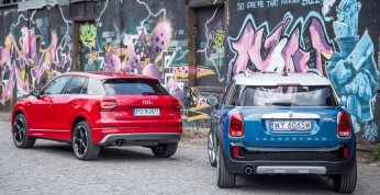 Audi Q2 2.0 TDI vs Mini Countryman Cooper D - Modniej się już nie...