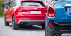 Audi Q2 2.0 TDI vs Mini Countryman Cooper D - porwnanie