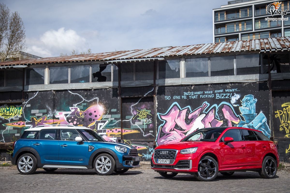 Audi Q2 2.0 TDI vs Mini Countryman Cooper D - porwnanie