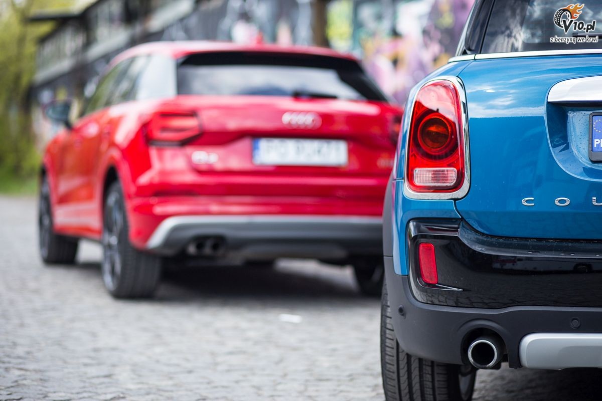 Audi Q2 2.0 TDI vs Mini Countryman Cooper D - porwnanie