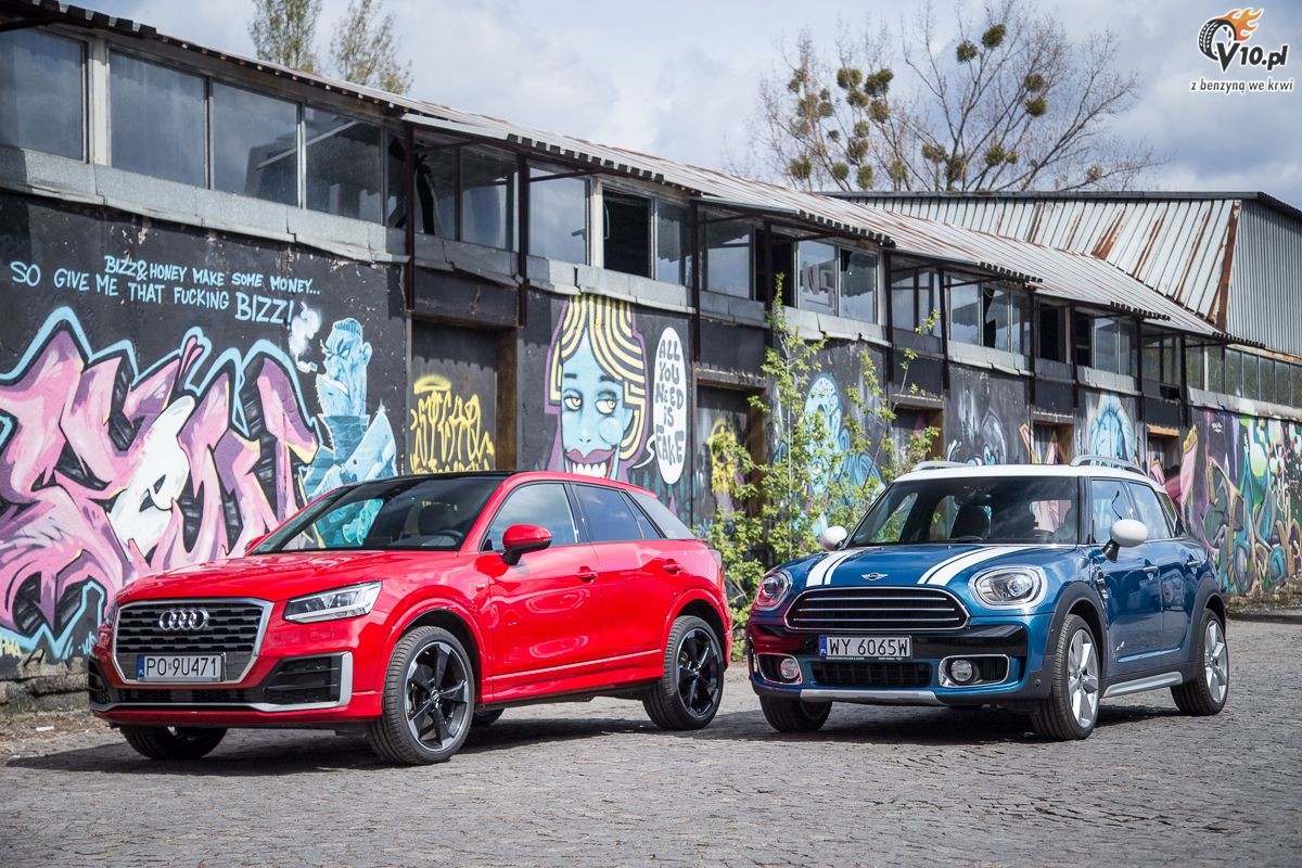Audi Q2 2.0 TDI vs Mini Countryman Cooper D - porwnanie