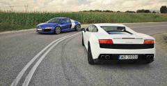 Lamborghini Gallardo LP560-4 vs Audi R8 V10 - test porwnawczy