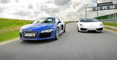 Lamborghini Gallardo LP560-4 vs Audi R8 V10 - test porwnawczy