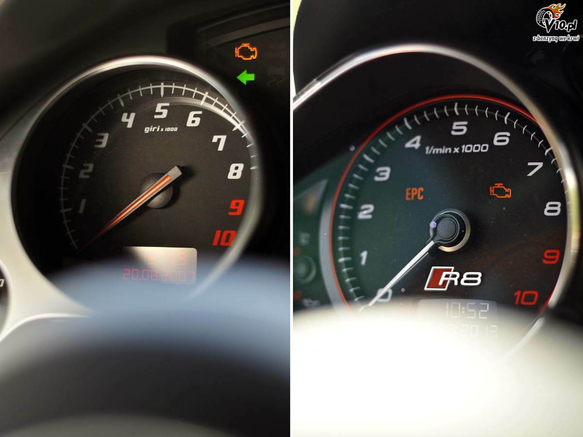 Lamborghini Gallardo LP560-4 vs Audi R8 V10 - test porwnawczy
