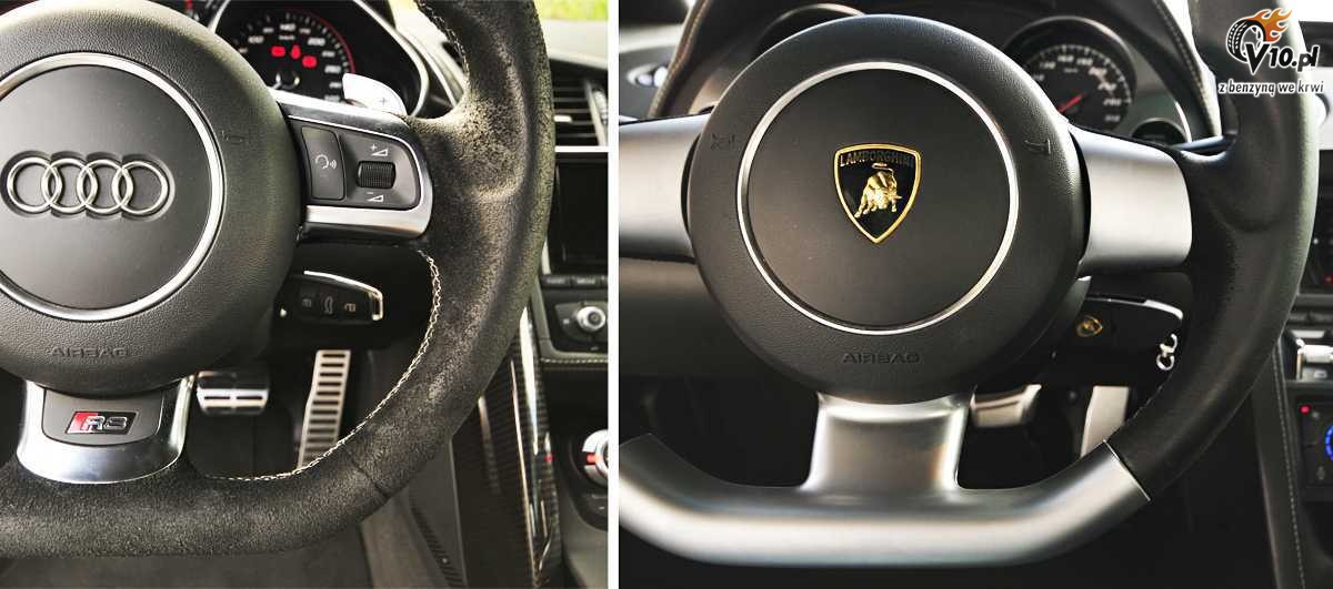 Lamborghini Gallardo LP560-4 vs Audi R8 V10 - test porwnawczy