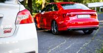 Audi S3 Limousine vs Subaru WRX STI  - test