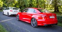 Audi S3 Limousine vs Subaru WRX STI  - test