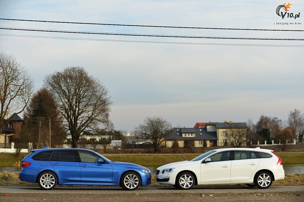 BMW 320d vs. Volvo V60 D4 -  test