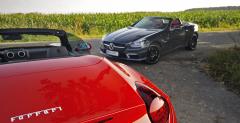 Ferrari California vs Mercedes-Benz SLK 55 AMG