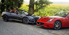 Ferrari California vs Mercedes-Benz SLK 55 AMG