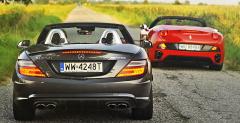 Ferrari California vs Mercedes-Benz SLK 55 AMG