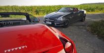 Ferrari California vs Mercedes-Benz SLK 55 AMG