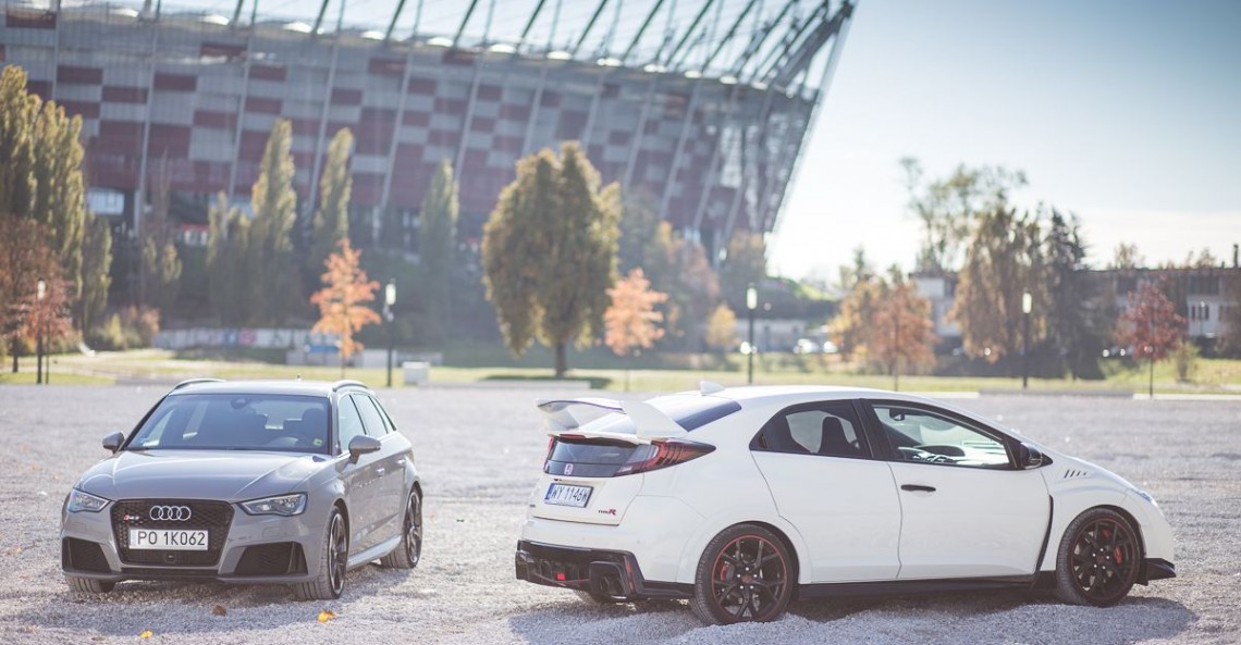 BMW M135  Audi RS3 Honda Civic Type R