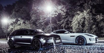 Jaguar F-type R Coupe vs Audi RS 6 Avant - Dwa oblicza szału -...