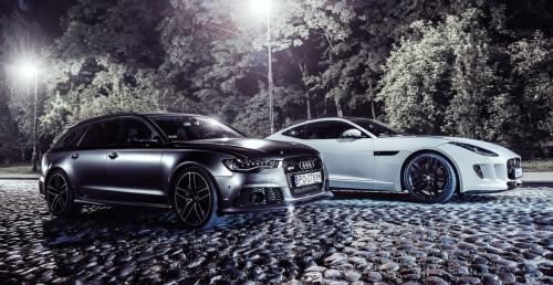 Jaguar F-type R Coupe vs Audi RS 6 Avant - test