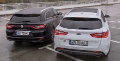 Renault Talisman Grandtour TCe vs Kia Optima SW GT - test