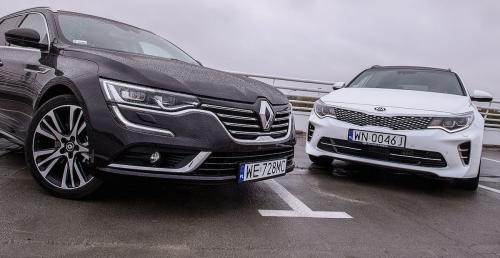 Renault Talisman Grandtour TCe vs Kia Optima SW GT - test