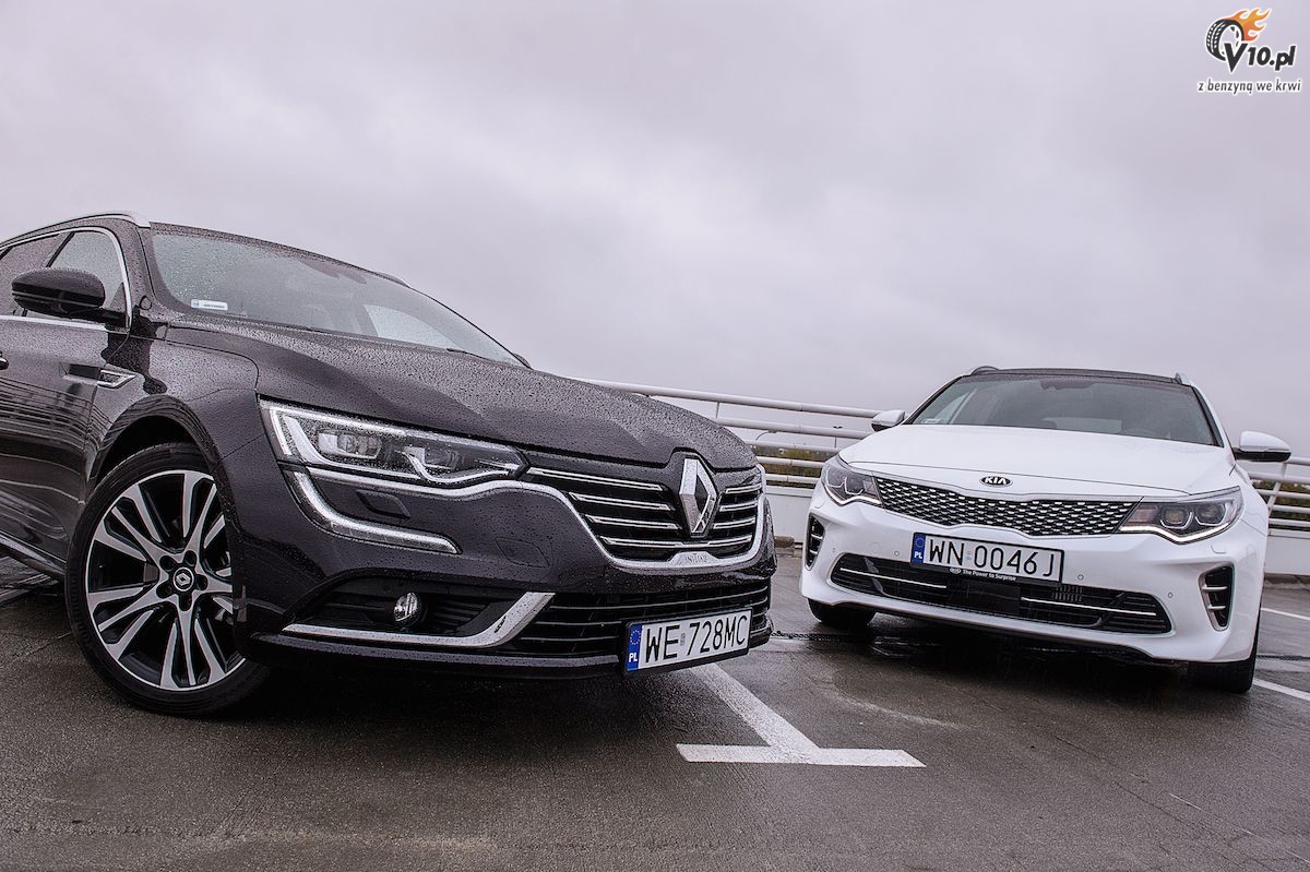 Renault Talisman Grandtour TCe vs Kia Optima SW GT - test