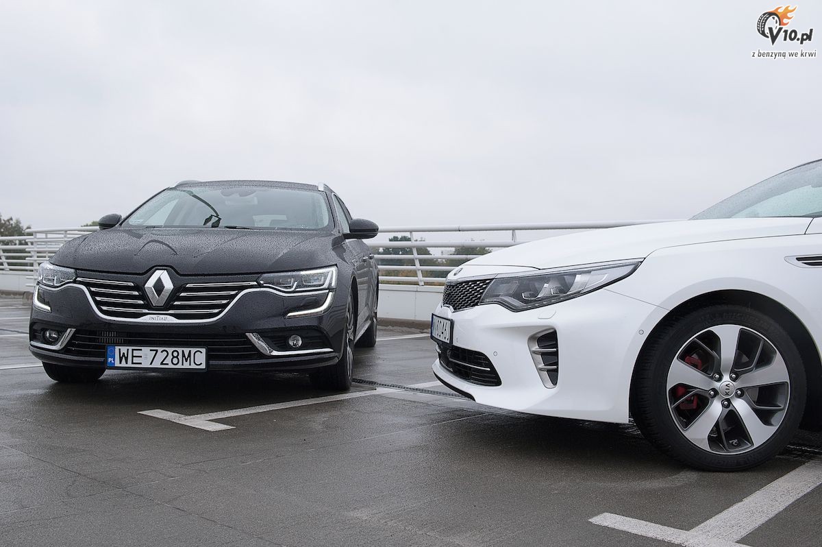 Renault Talisman Grandtour TCe vs Kia Optima SW GT - test