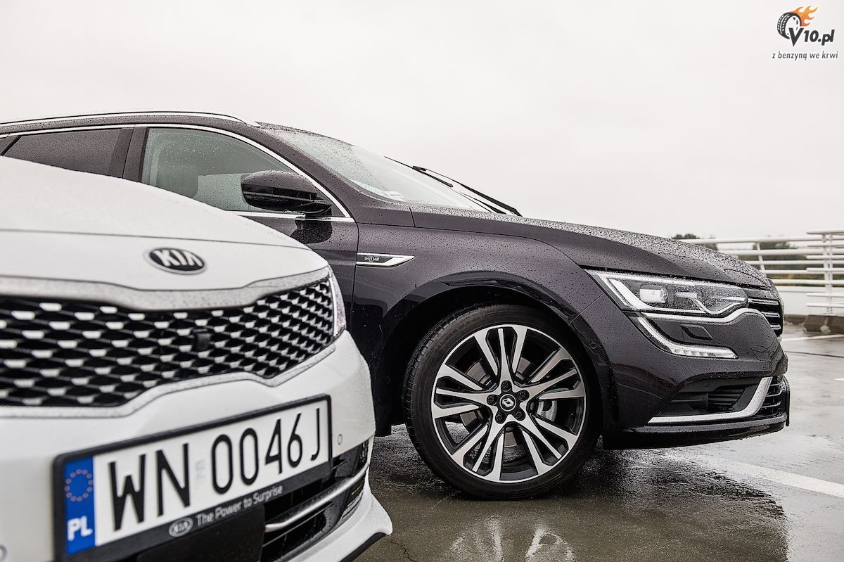 Renault Talisman Grandtour TCe vs Kia Optima SW GT - test