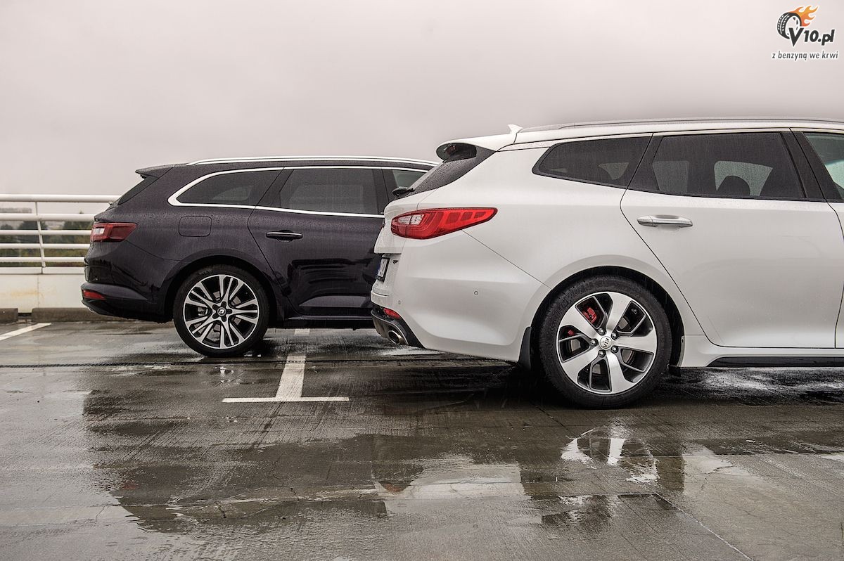 Renault Talisman Grandtour TCe vs Kia Optima SW GT - test