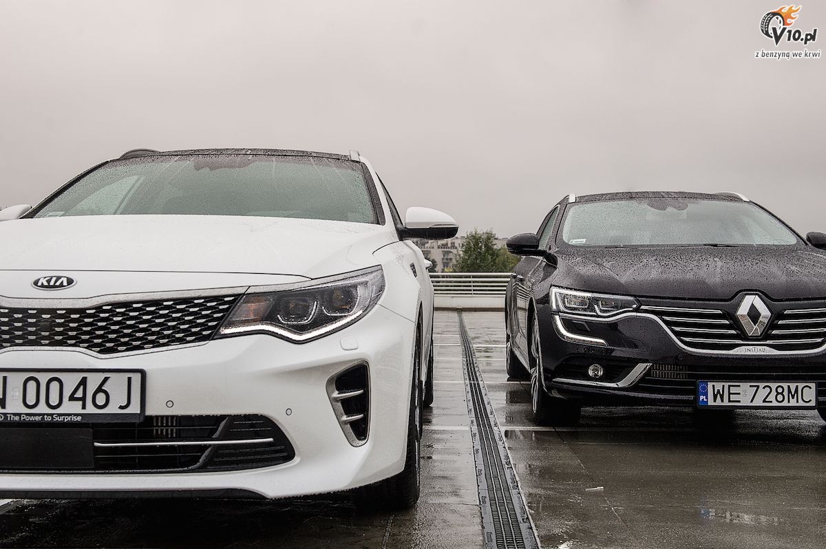 Renault Talisman Grandtour TCe vs Kia Optima SW GT - test