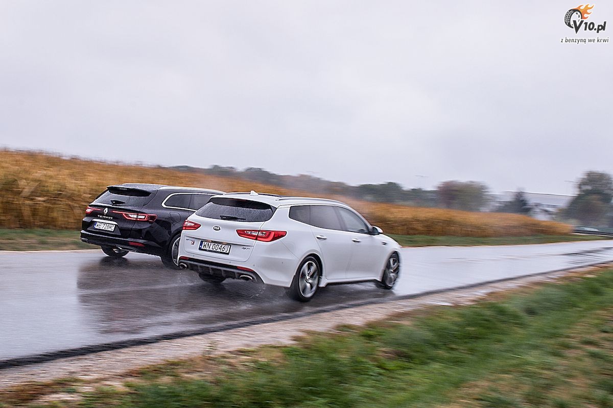 Renault Talisman Grandtour TCe vs Kia Optima SW GT - test