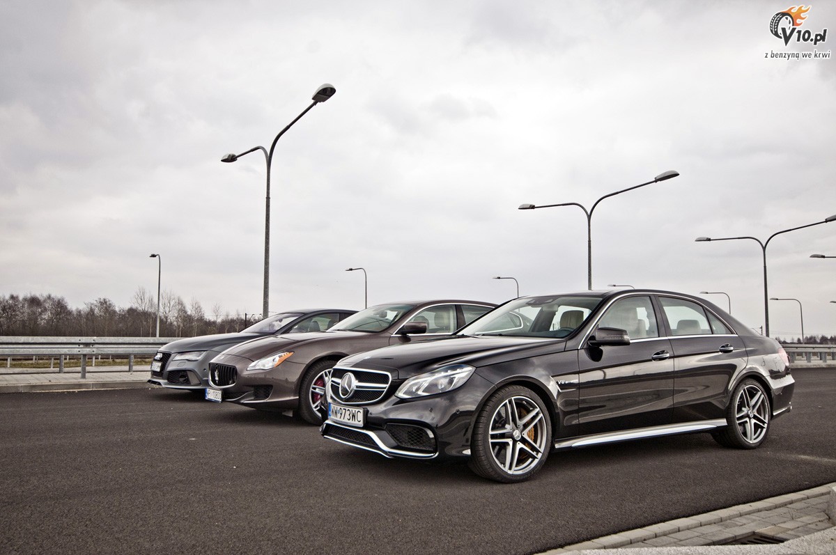 Audi RS 7 vs Mercedes-Benz E63 AMG S vs Maserati Quattroporte GTS