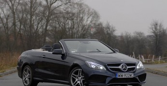 Mercedes E 350 Kabriolet - Kosztowny wiatr we włosach - nasz test