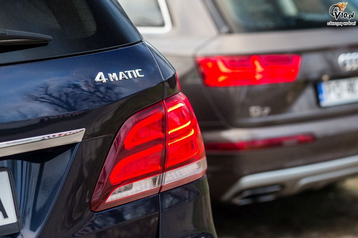 Mercedes GLE vs Audi Q7 - porwnanie