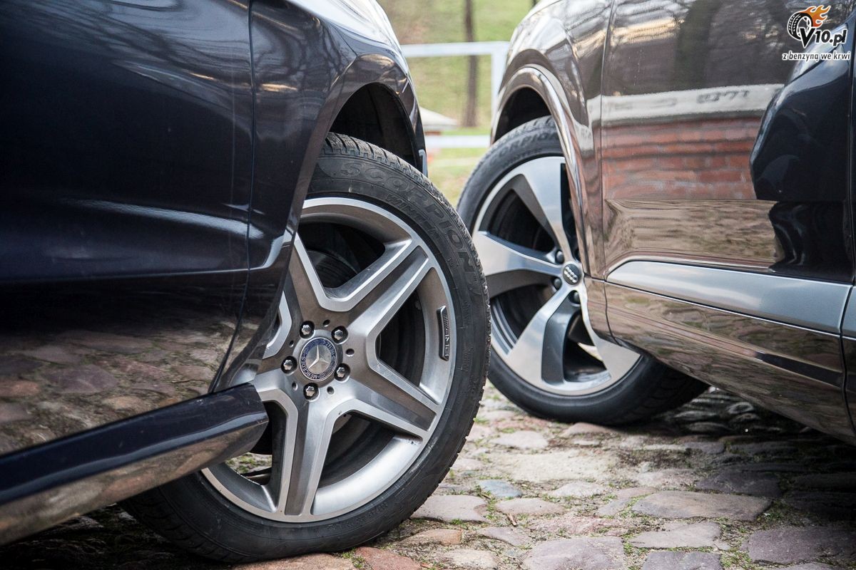 Mercedes GLE vs Audi Q7 - porwnanie