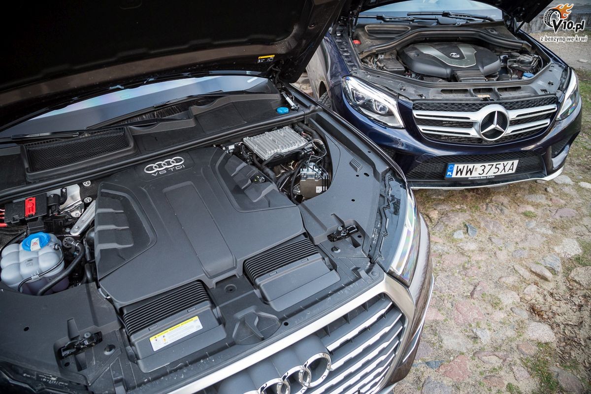 Mercedes GLE vs Audi Q7 - porwnanie
