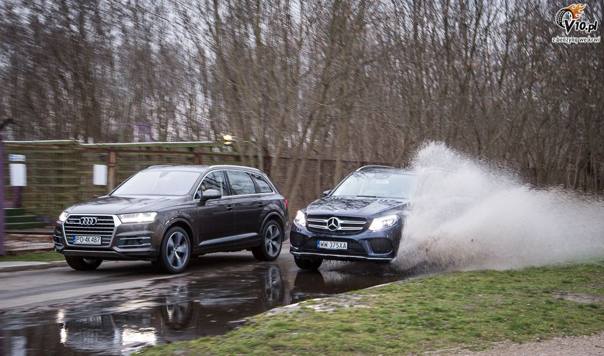 Mercedes GLE vs Audi Q7 - porwnanie