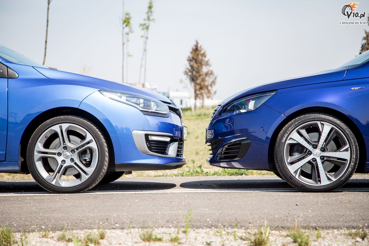 Renault Megane Grandtour GT vs Peugeot 308 SW GT - Wycig TGV - nasze porwnanie