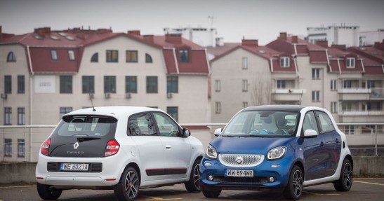 Renault Twingo vs Smart ForFour - test