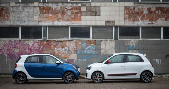 Renault Twingo vs Smart ForFour - test