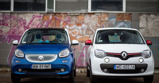 Renault Twingo vs Smart ForFour - test