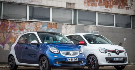Renault Twingo vs Smart ForFour - test