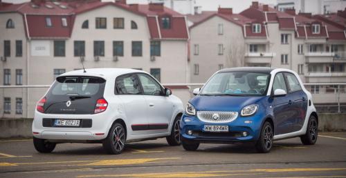 Renault Twingo vs Smart ForFour - test