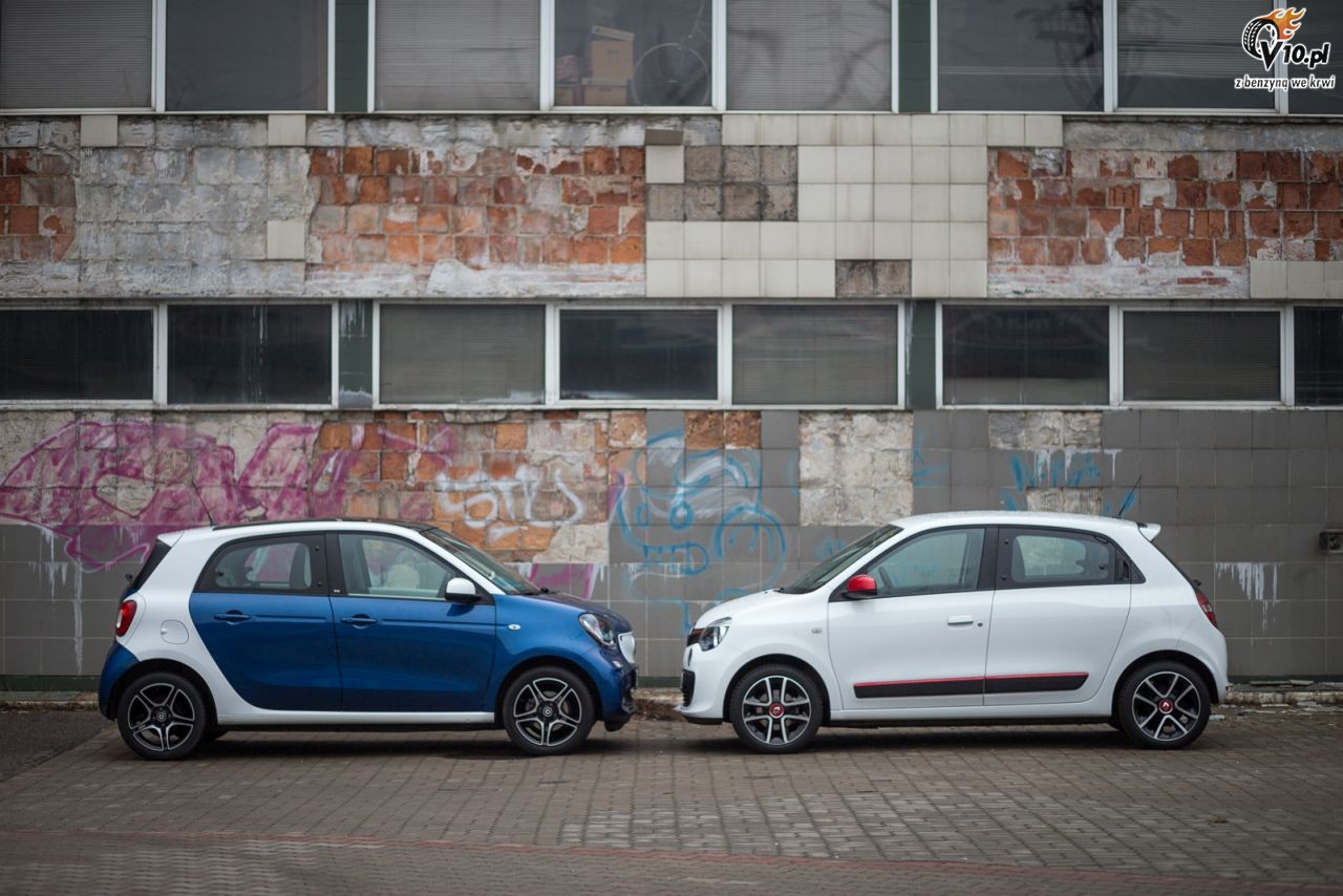 Renault Twingo vs Smart ForFour - test