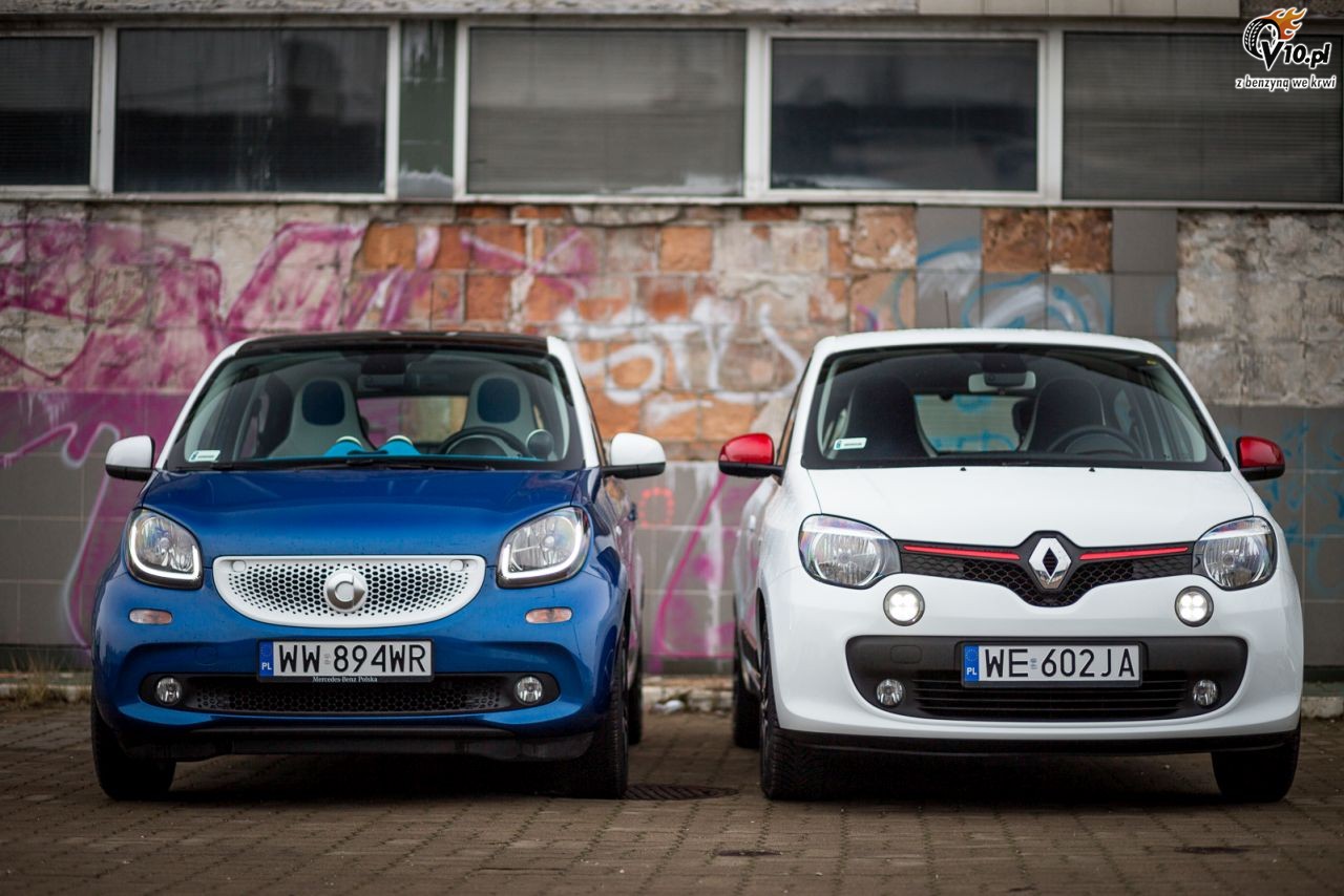 Renault Twingo vs Smart ForFour - test