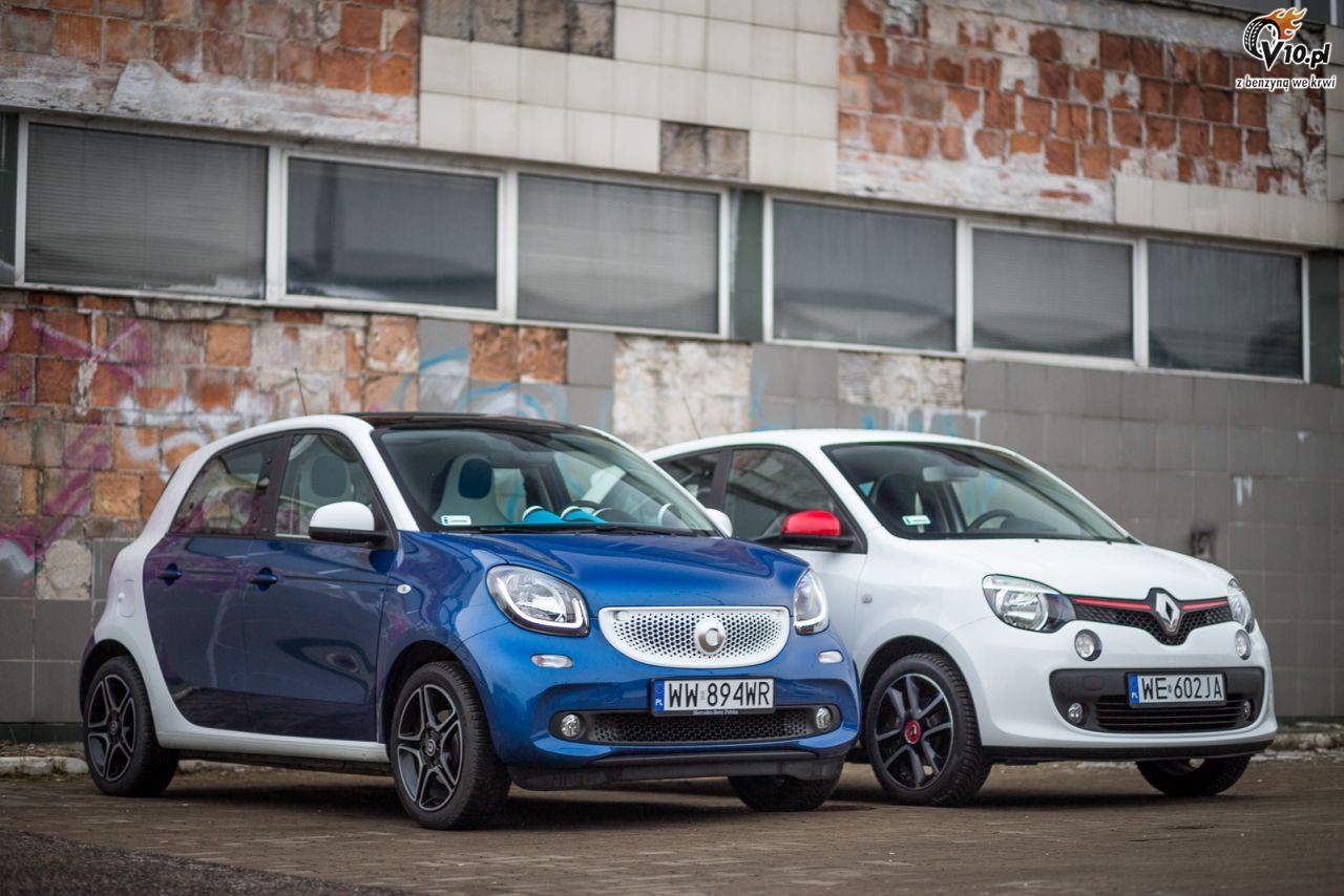 Renault Twingo vs Smart ForFour - test