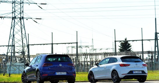 VW Golf R vs. Seat Leon Cupra - test