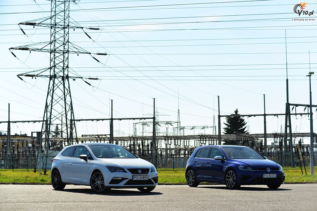 VW Golf R vs. Seat Leon Cupra - test