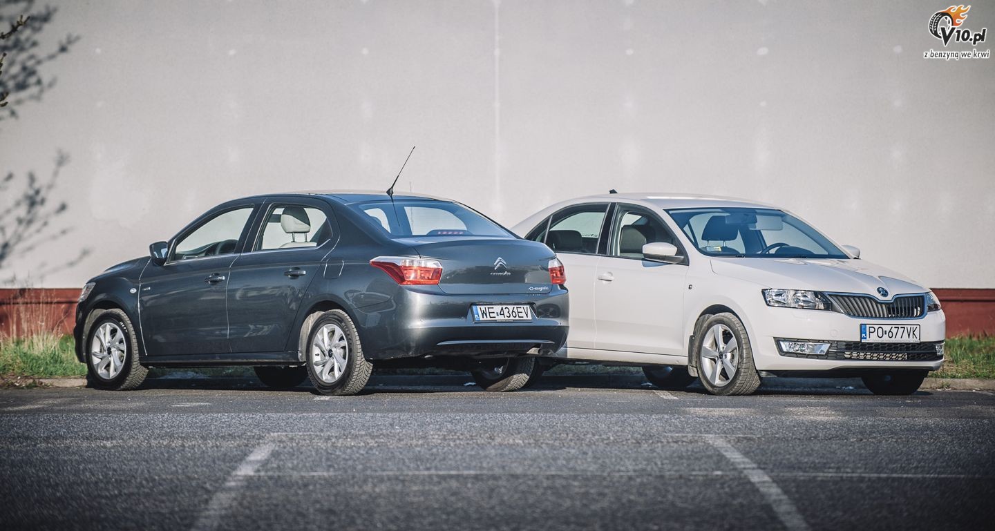 Skoda Rapid vs Citroen C-Elysee - test