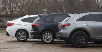 Porsche Cayenne, BMW X6 i Infiniti QX70