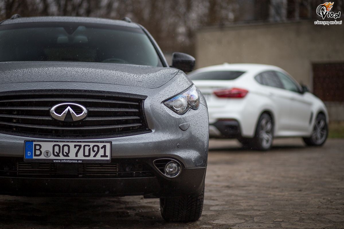 Porsche Cayenne, BMW X6 i Infiniti QX70